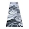 Flash Furniture Gray 2' x 7' Modern Swirl Pattern Area Rug OKR-RG1103-27-GY-GG - alternate 3